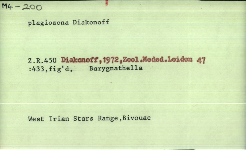 front of card
